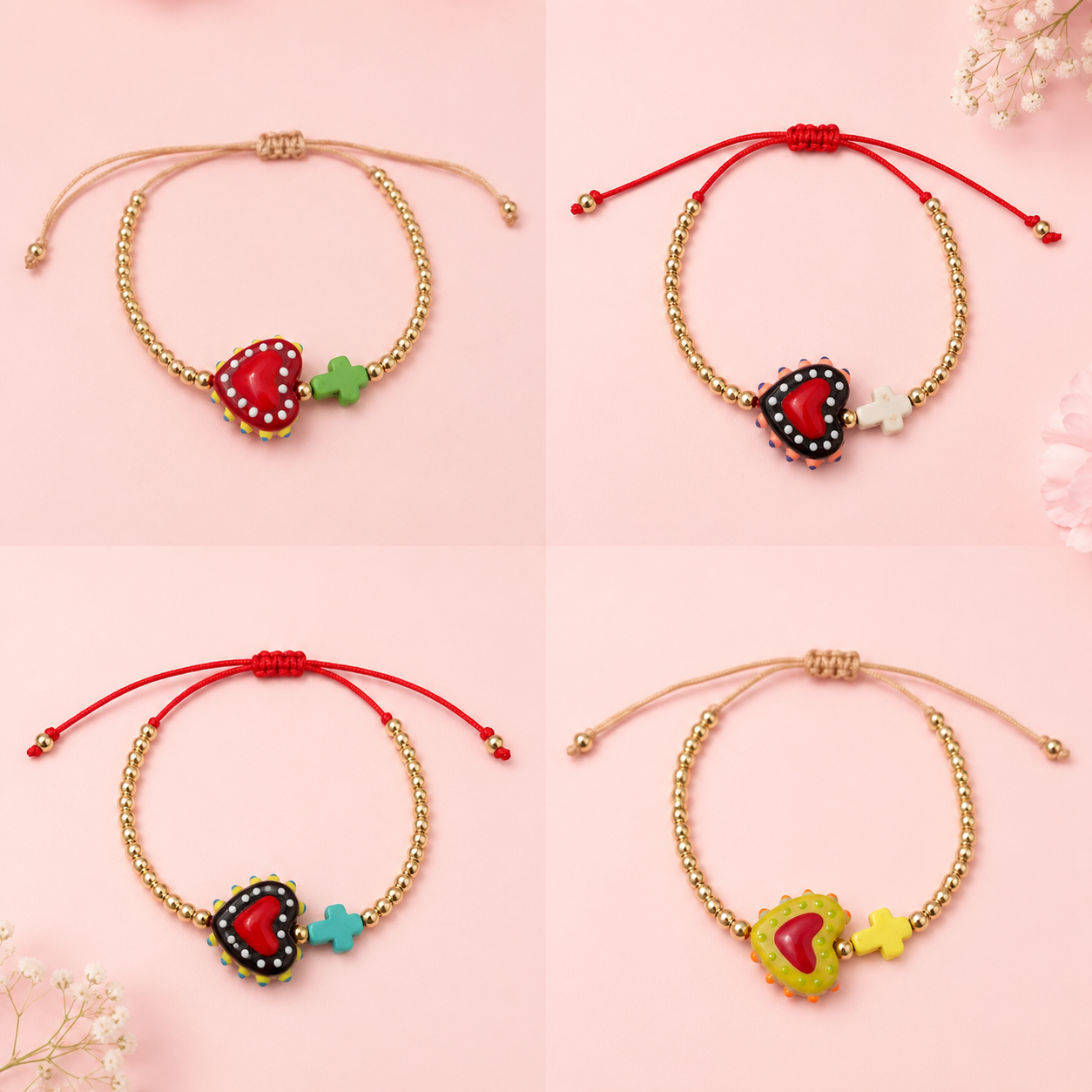 Crucecita bracelets