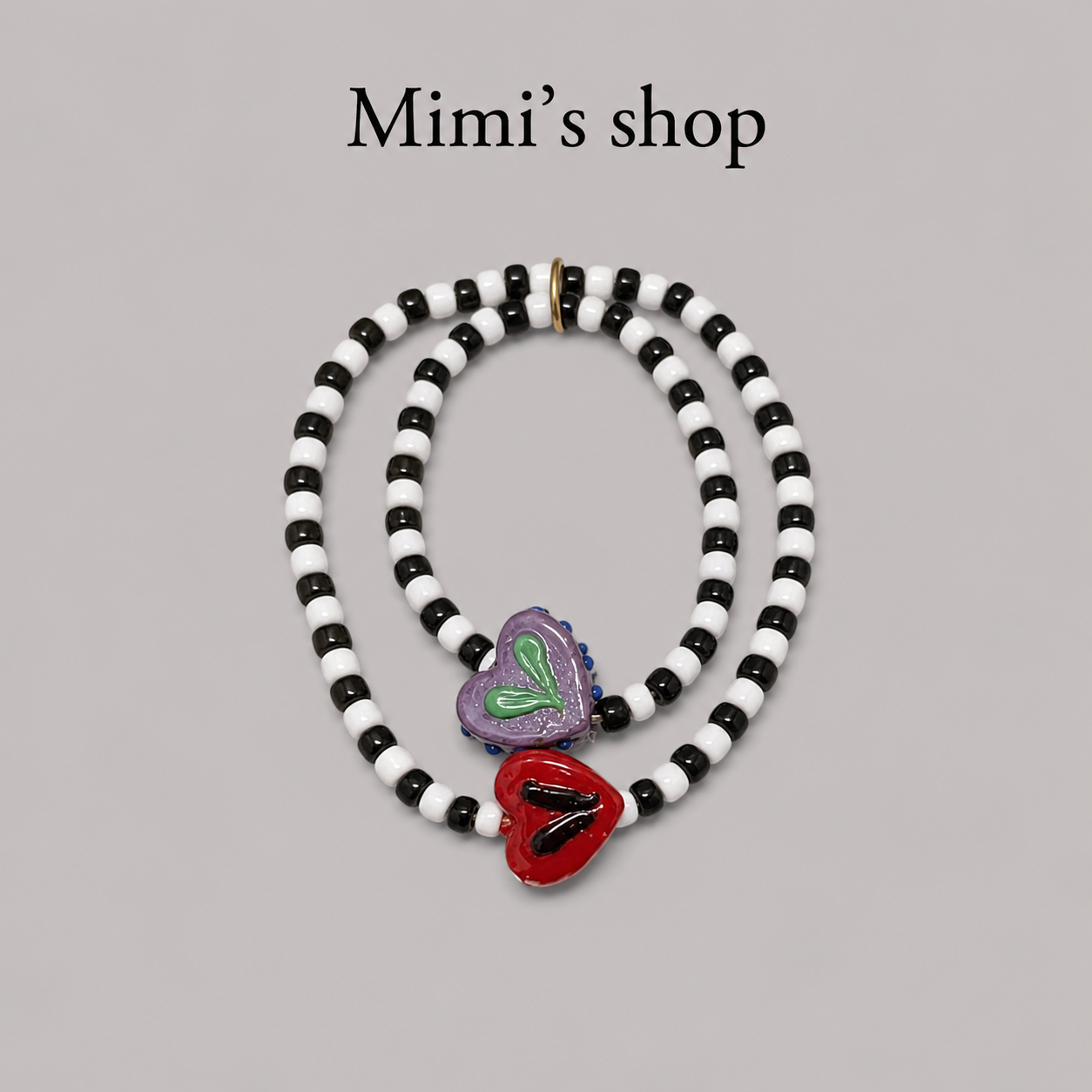 Blanco y Negro Bracelet Set