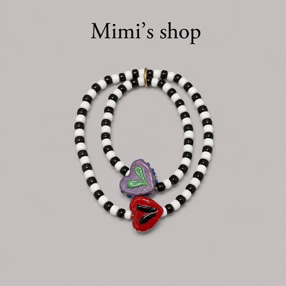 Blanco y Negro Bracelet Set