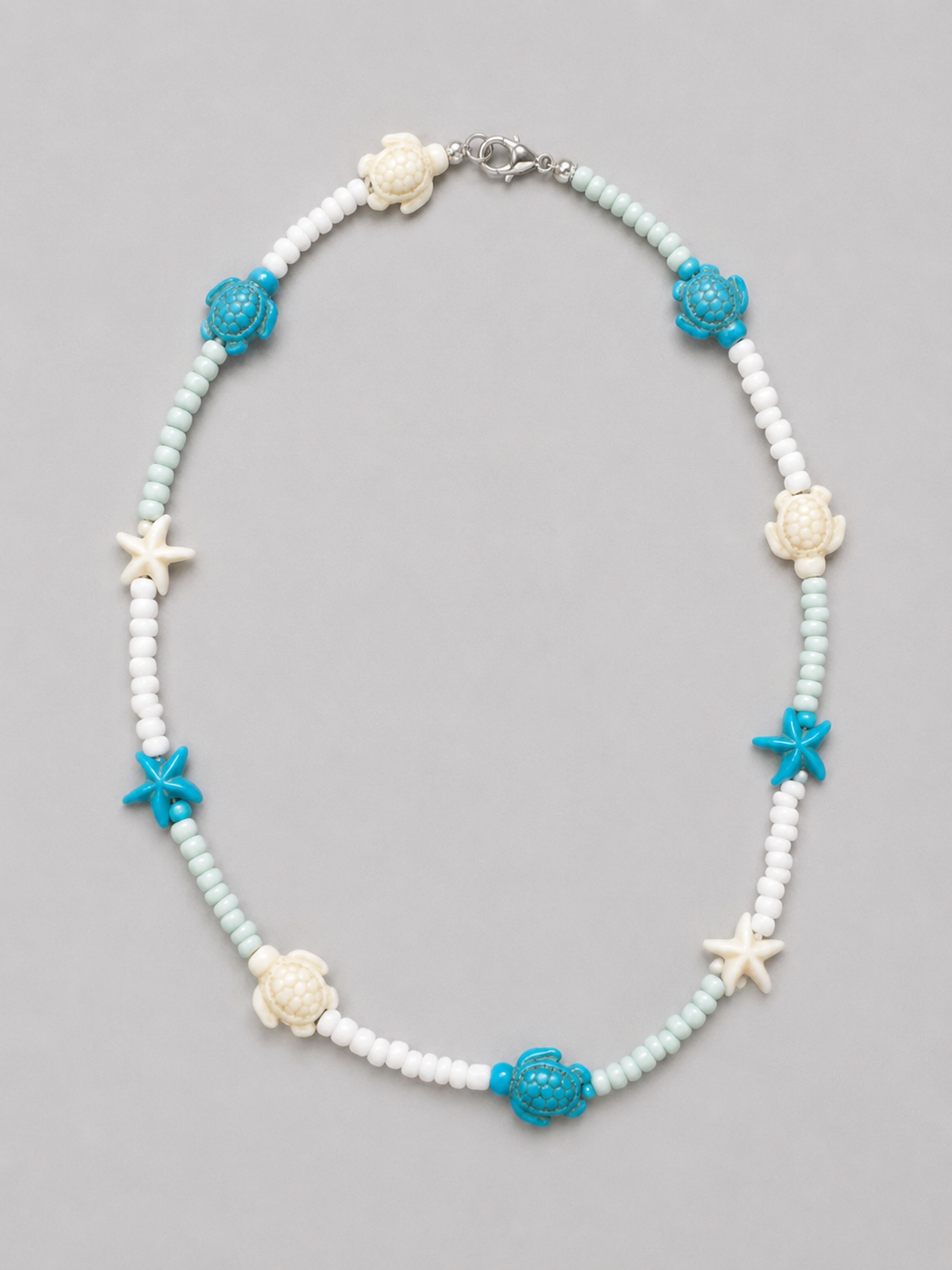 Turtles and Starfish Necklace