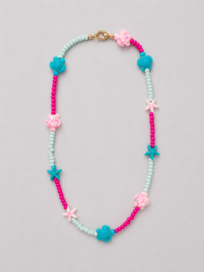 Turtles and Starfish Necklace