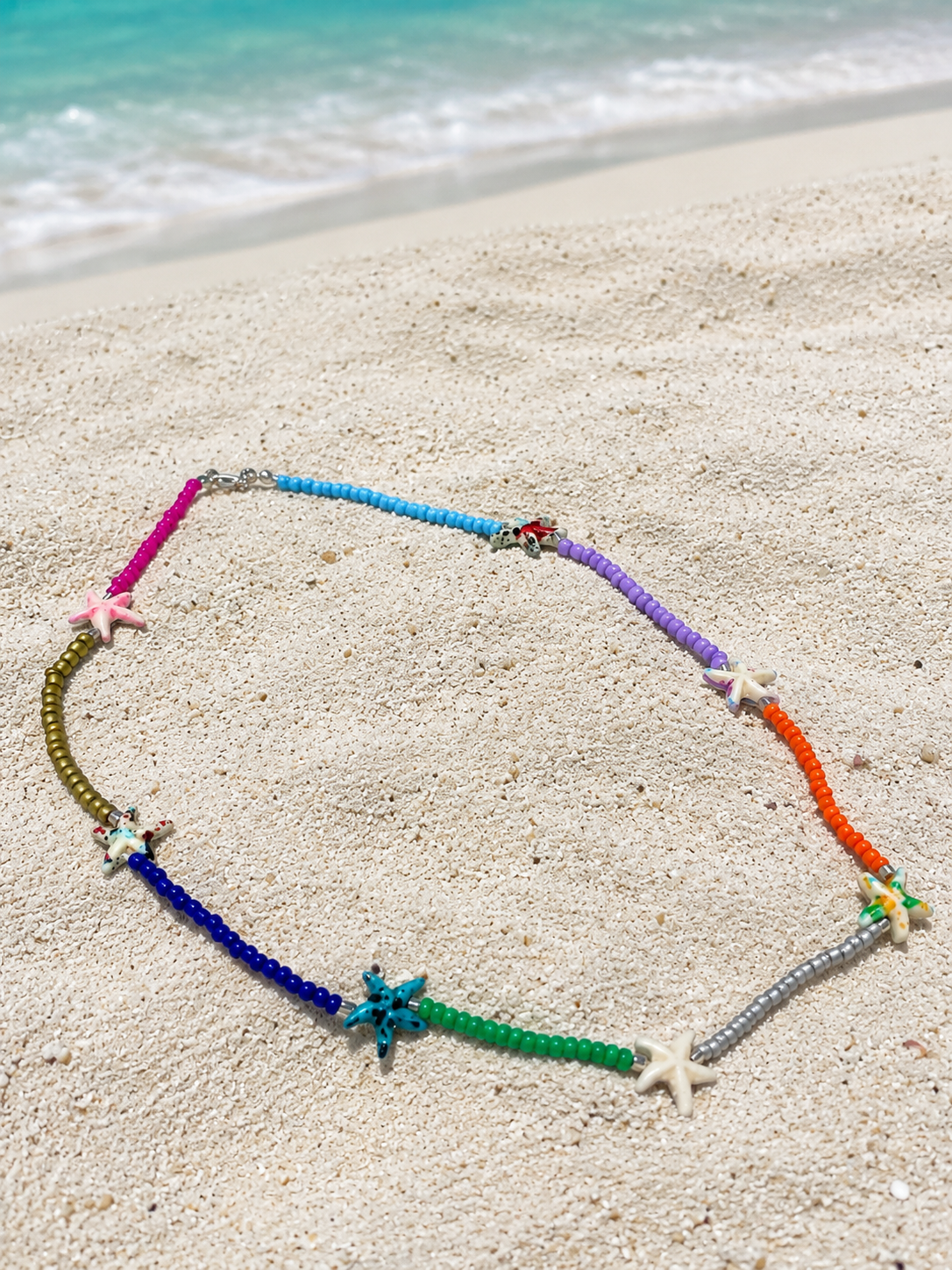 Turtles and Starfish Necklace